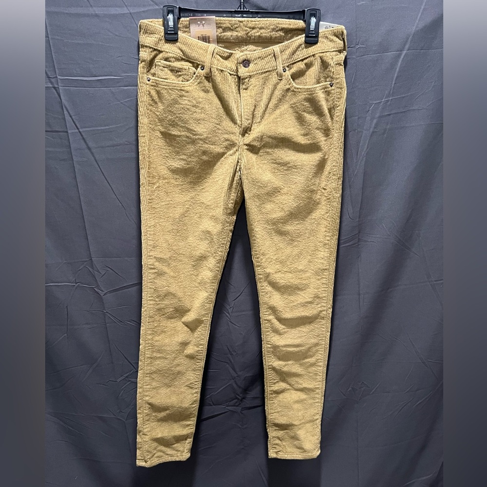 NWT Levi's 711 Jeans 29x30 Women’s Skinny Corduroy Stretch - Tan Brown